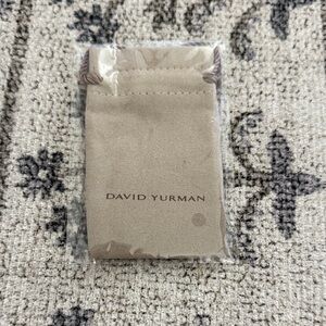 David Yurman Beige Suede Jewlery Dust Bag *NWT*